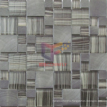 Grey Color Modern Style Glass and Aluminium Made Decoration Mosaic (CFC643)